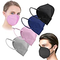 Mascarilla FFP2 colores surtidos- con Ajustador Craneal- Ultraproteccion Certificado Oficial CE 2834 (1- MULTICOLOR)